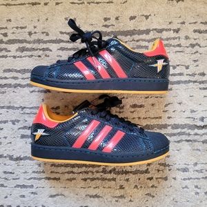 Adidas Superstar 'Golden State Warriors' Size 7.5
